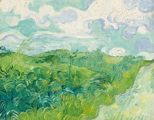 Green Wheat Fields at Auvers, 1890
