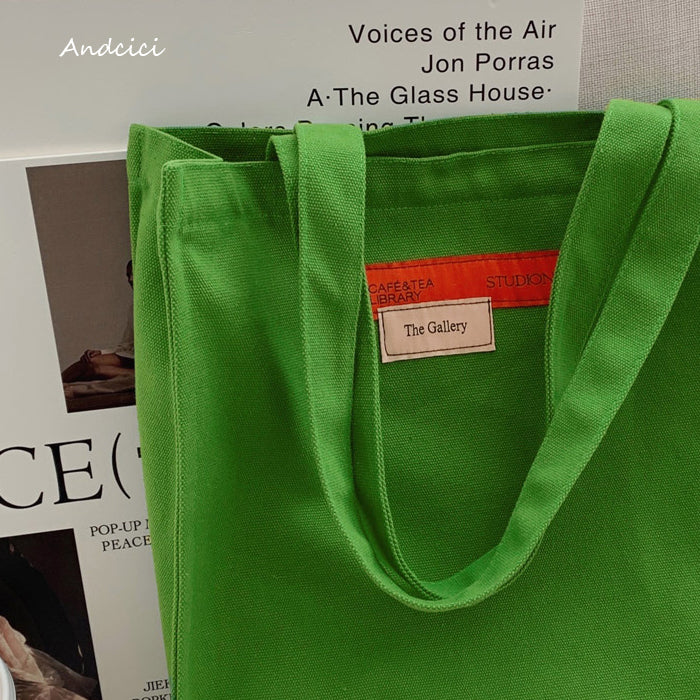 Paris Arts Canvas Tote Bag with Zip - Andcici