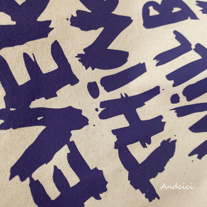 Everything Will Be Ok Canvas Tote Bag with Zip - Andcici