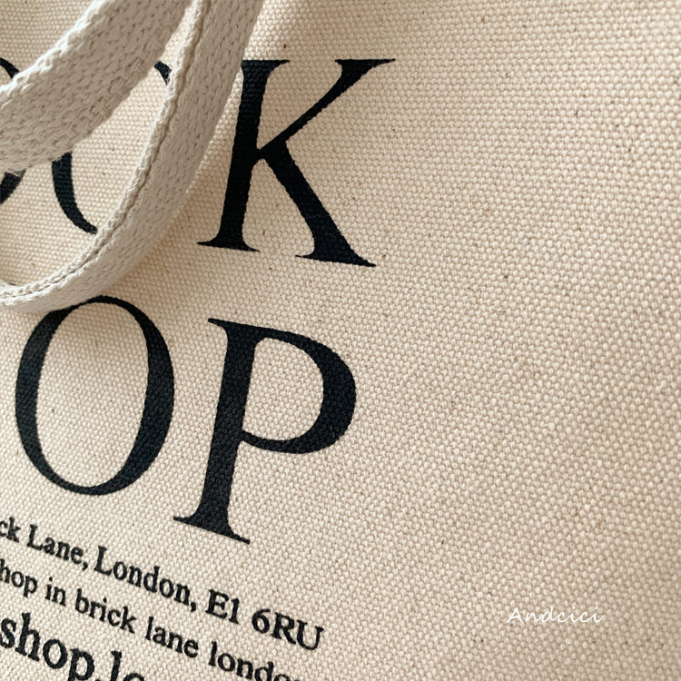 London Brick Lane Bookshop Tote Bag - Andcici