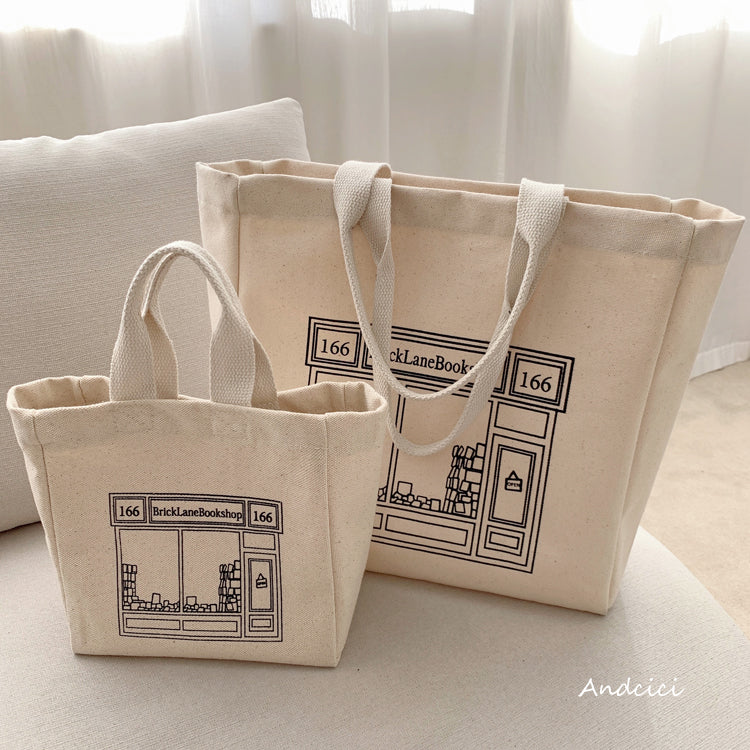 London Brick Lane Bookshop Tote Bag - Andcici