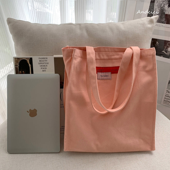 Paris Arts Canvas Tote Bag with Zip - Andcici