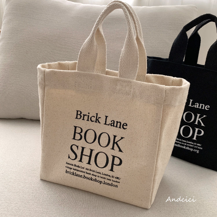 London Brick Lane Bookshop Tote Bag - Andcici