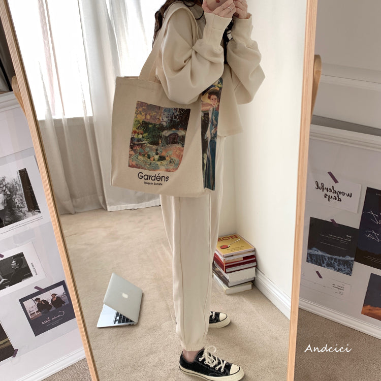 Joaquín Sorolla Jardín de la Danza, 1908 Canvas Tote Bag with Zip - Andcici