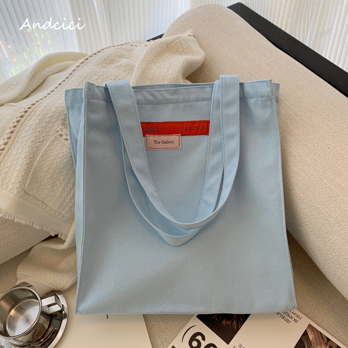 Paris Arts Canvas Tote Bag with Zip - Andcici