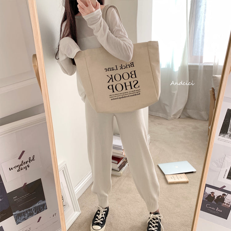 London Brick Lane Bookshop Tote Bag - Andcici