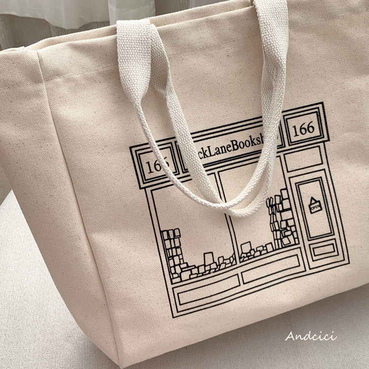 London Brick Lane Bookshop Tote Bag - Andcici