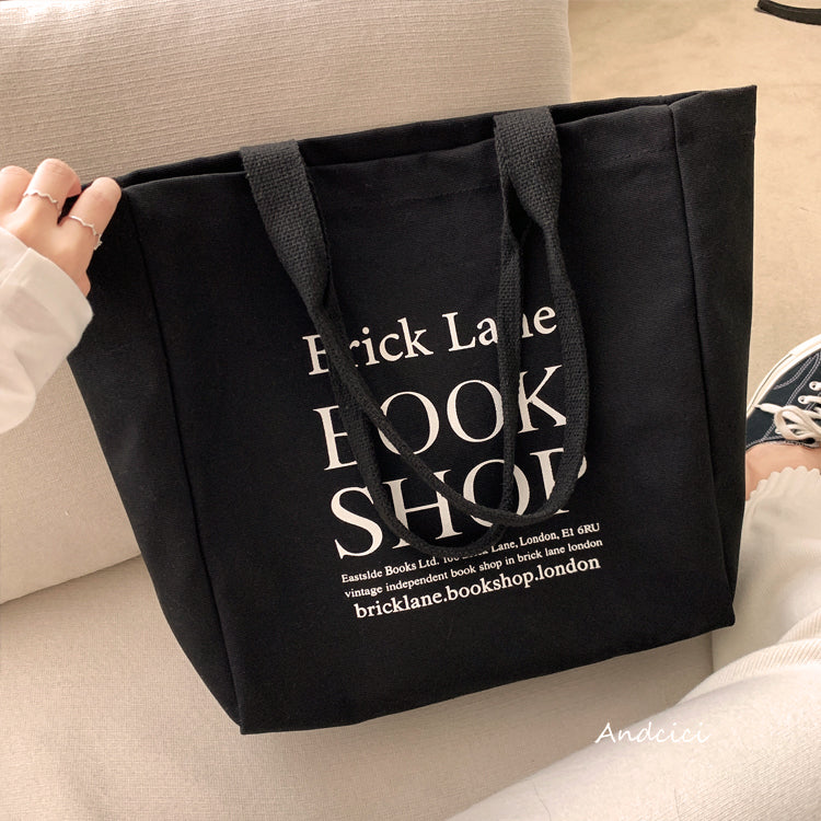 London Brick Lane Bookshop Tote Bag - Andcici