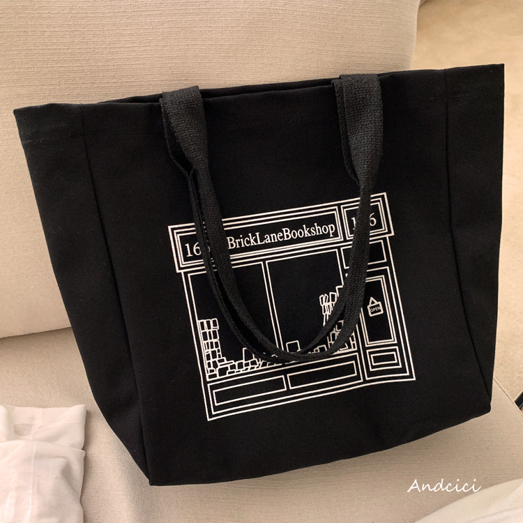 London Brick Lane Bookshop Tote Bag - Andcici