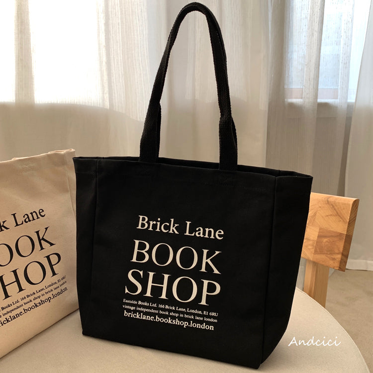 London Brick Lane Bookshop Tote Bag - Andcici