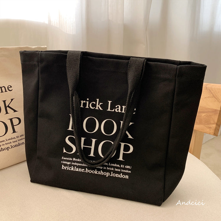 London Brick Lane Bookshop Tote Bag - Andcici