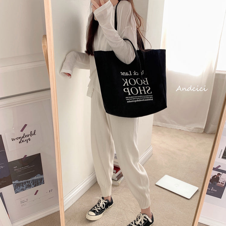 London Brick Lane Bookshop Tote Bag - Andcici