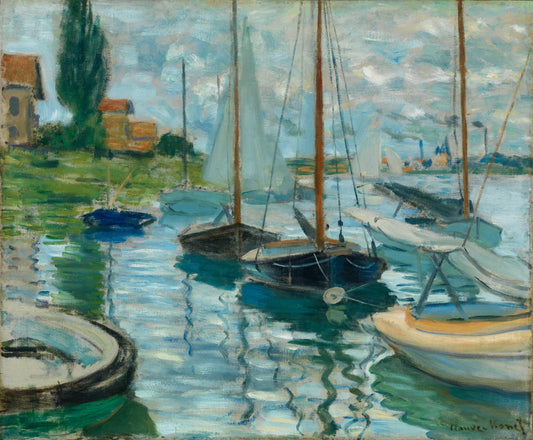 Sailboats on the Seine at Petit, 1874