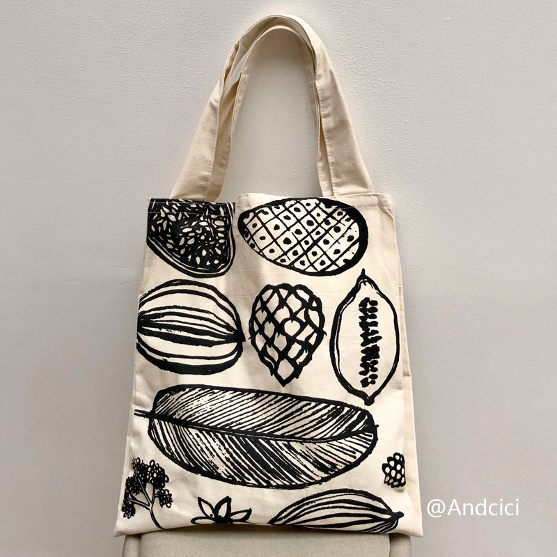 Muji IDEE Inspired Canvas Tote Bag