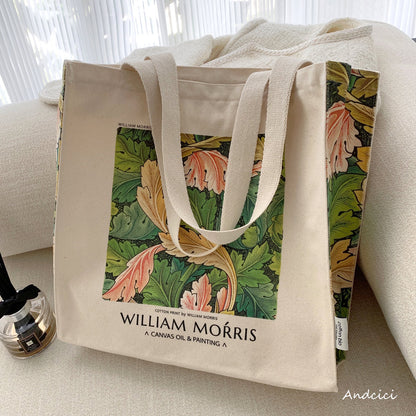 William Morris Acanthus, 1875 Canvas Tote Bag with Zip