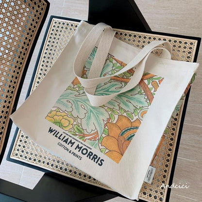 William Morris St James, 1883 Canvas Tote Bag with Zip - Andcici