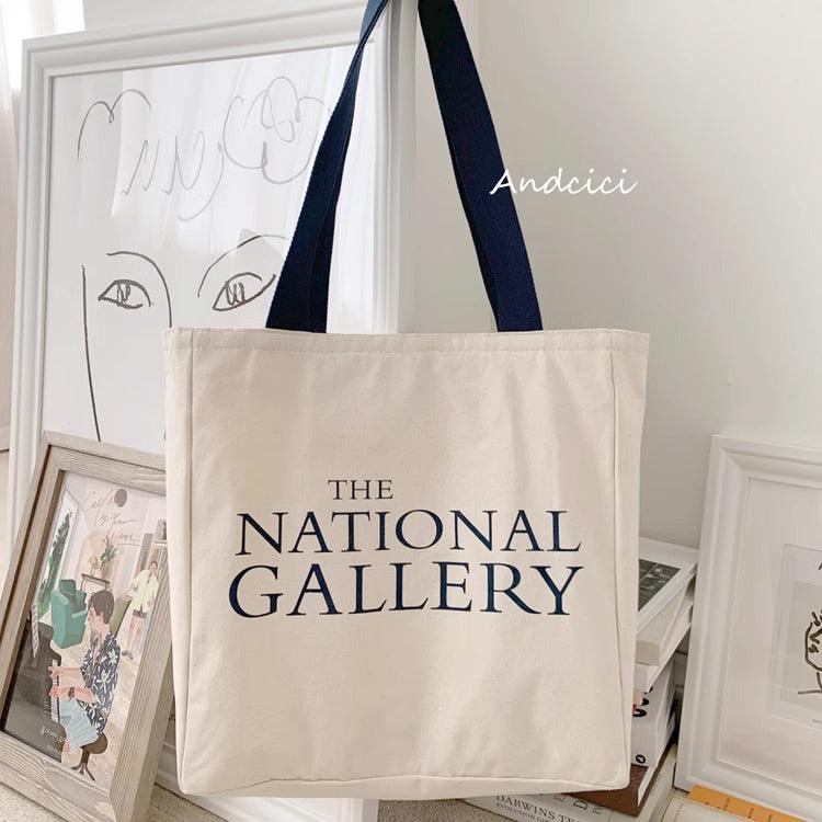 Skyline of London Town National Gallery Tote Bag with Zip - Andcici